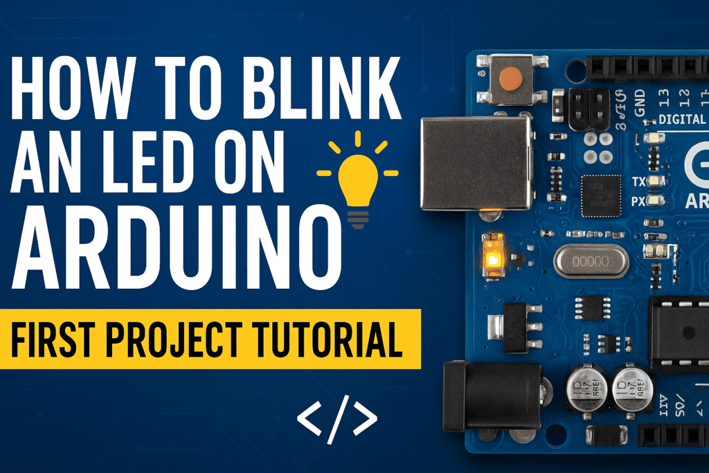 Your First ESP32 Project: Blinking an LED – Complete Tutorial
